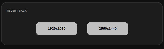 Revert back to native resolution in SnapRes